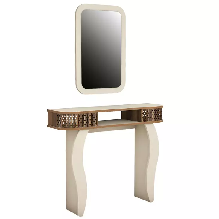 Sideboard Hanah Home Damla Cream Spånskiva 105x85x30 cm - Byråer och skåp - 8681875412888 - 1