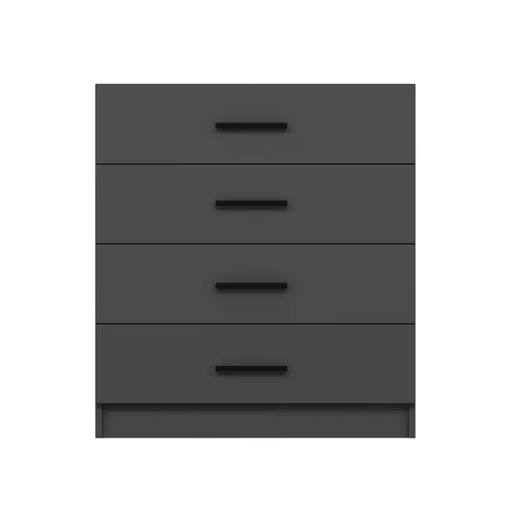 Byrå Hanah Home Kale TV Antracit Spånskiva 90x100x47 cm - Garderober - 8684282259428 - 1