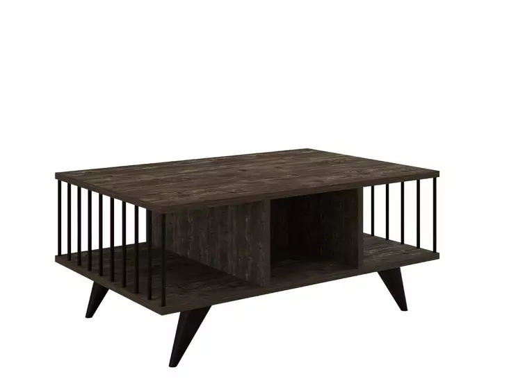 Soffbord Hanah Home Bert Antracit Spånskiva 90x40x60 cm - Soffbord - 8683743678808 - 1
