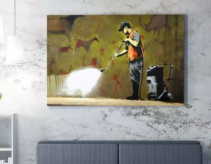 Canvastavla Wallity Flerfärgad Bomull/Polyester 50x70 cm - Tavlor och ramar - 8683342788748 - 1