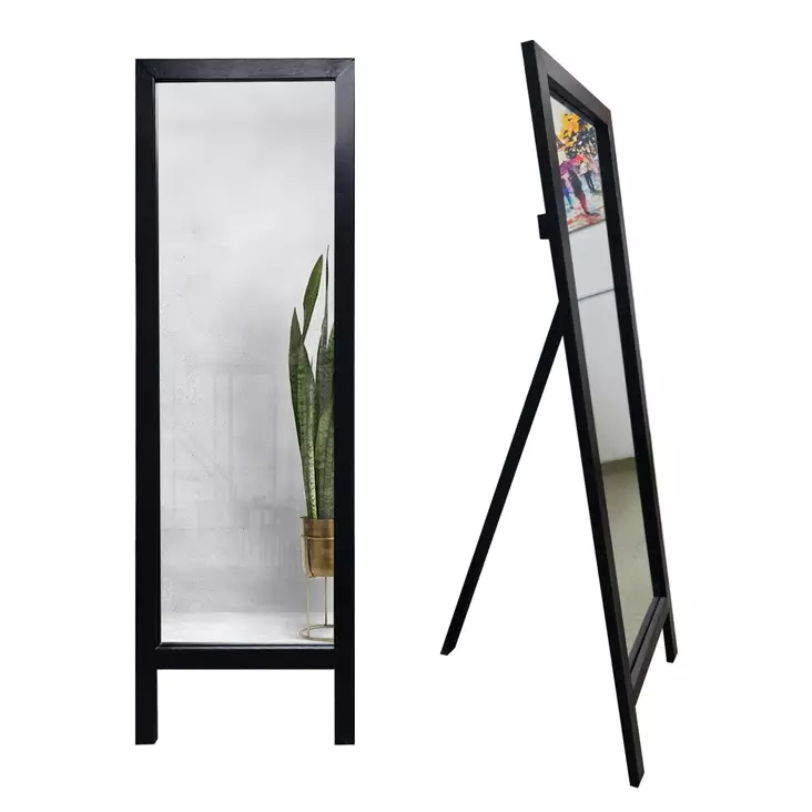 Spegel Hanah Home Cheval 145 Svart Trä 45x145 cm - Speglar - 8684282295648 - 1