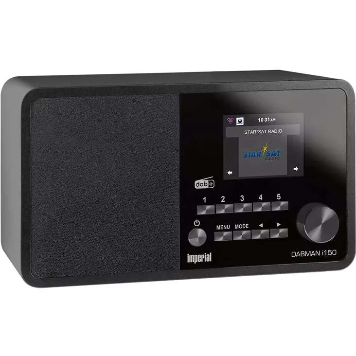 DABMAN i150 Kompakt hybridradio för Internet / DAB+ / FM Svart - Radioapparater - 4024035221618 - 10