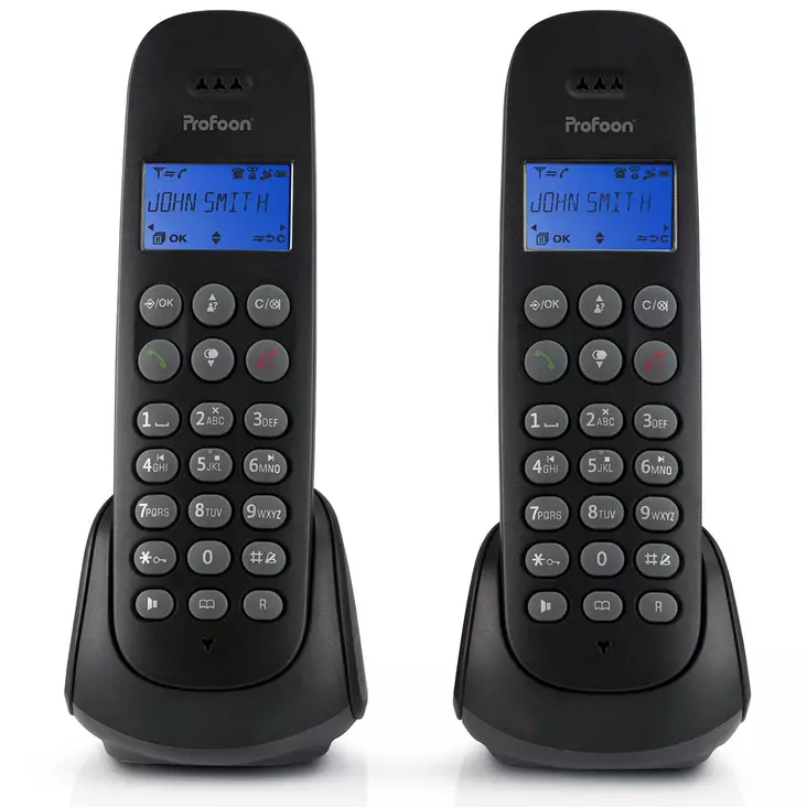 DECT telephone duo with answering machine, black - Mobiltelefoner - 8712412581818 - 10
