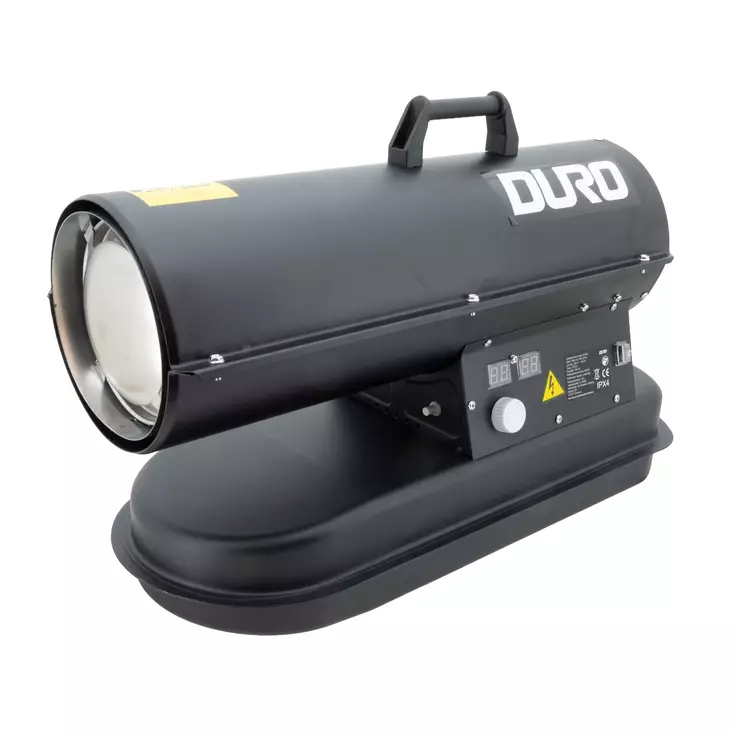 Duro Diesel Hallvärmare 10 kW - Med fläkt och termostat - Byggvärmare - 6438168121598 - 1