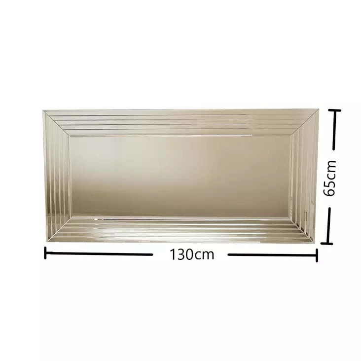 Spegel Hanah Home A305Y Silver MDF 130x65 cm - Speglar - 8681875708318 - 1