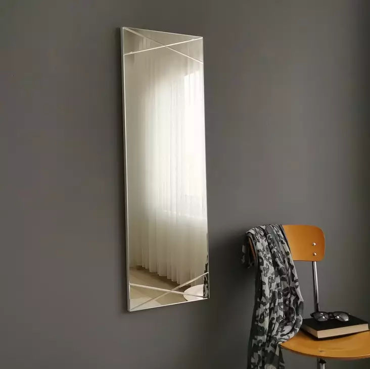 Spegel Hanah Home A321Y Silver MDF 35x105 cm - Speglar - 8681875832198 - 1