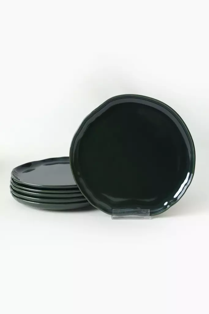 Tårtserveringsset Hermia Flerfärgad Keramik 6 Delar - Serveringsfat - 8684282802358 - 1