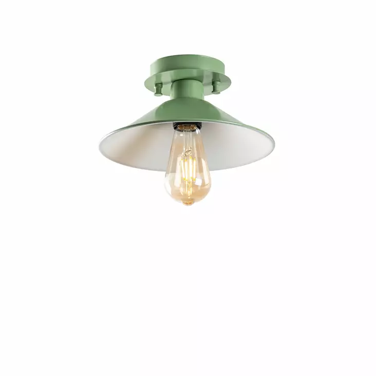 Taklampa Opviq Kon?ks?vama Mint Metall 24 x 12 cm - Tak- och vägglampor - 8684283783168 - 1