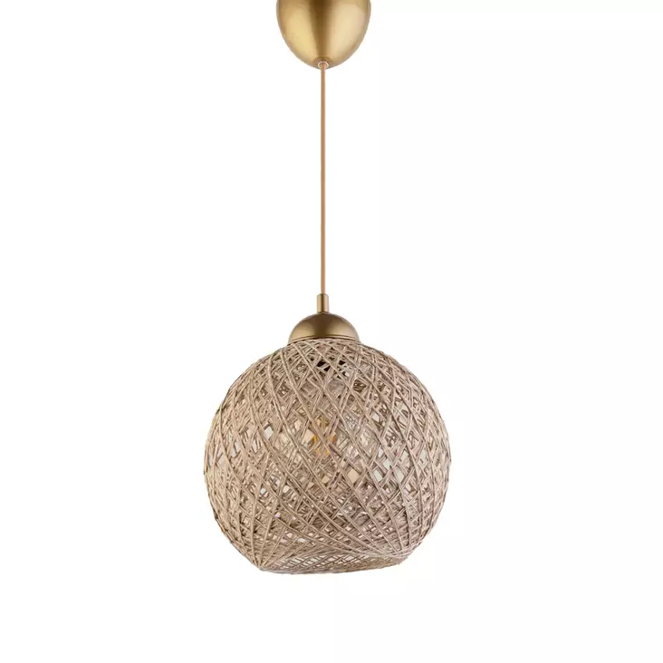 Taklampa Opviq DL170 Vit Guld Plast Bomull 22 x 54 cm - Tak- och vägglampor - 8683342847018 - 1