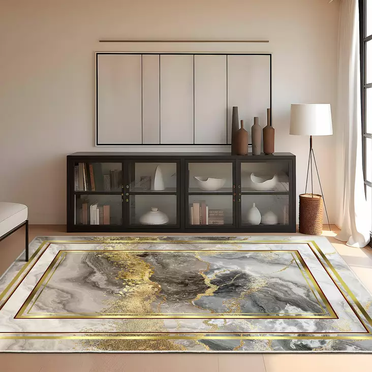 Gångmatta (100 x 150), flerfärgad, 100 x 150 cm, tålig, maskintvättbar - Små mattor och gångmattor - 8681875980288 - 1