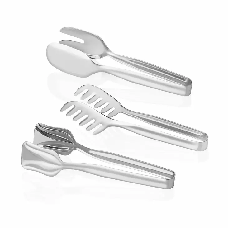 Serveringsset Hermia Chrome Rostfritt Stål 3 Delar - Bestick och serveringsredskap - 8684283784158 - 1