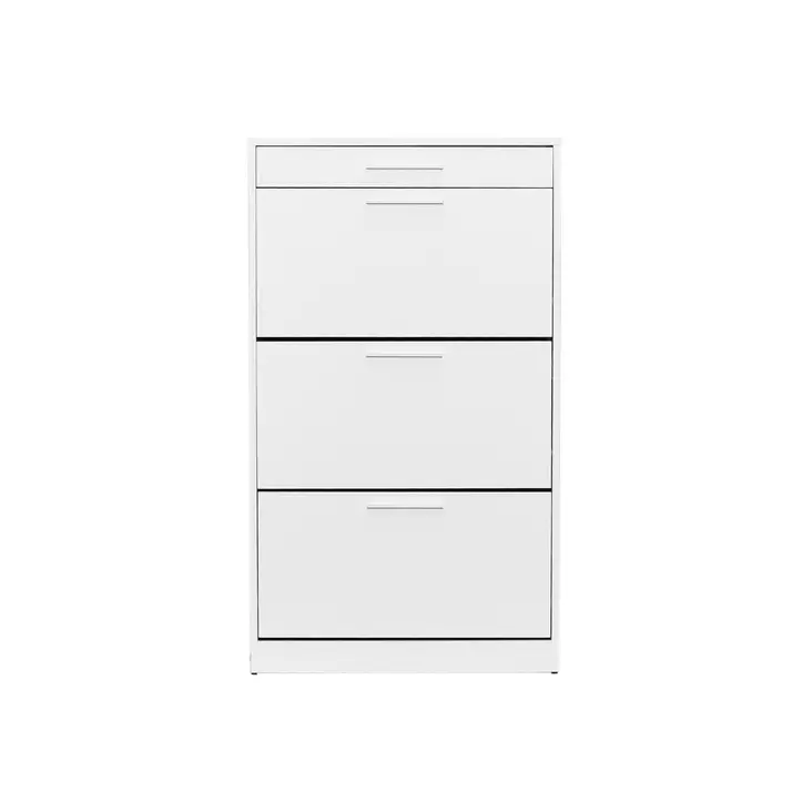 Skoskåp Hanah Home Shc431Dd1 Diamantvit Spånskiva 75x128x29 cm - Skoskåp - 8682870658158 - 1