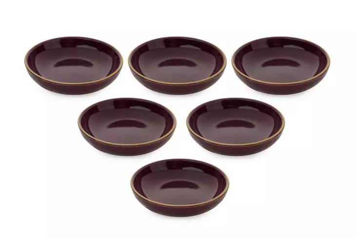 Skål Set Hermia Damson Keramik 6 Delar - Serveringsfat - 8683342394178 - 1