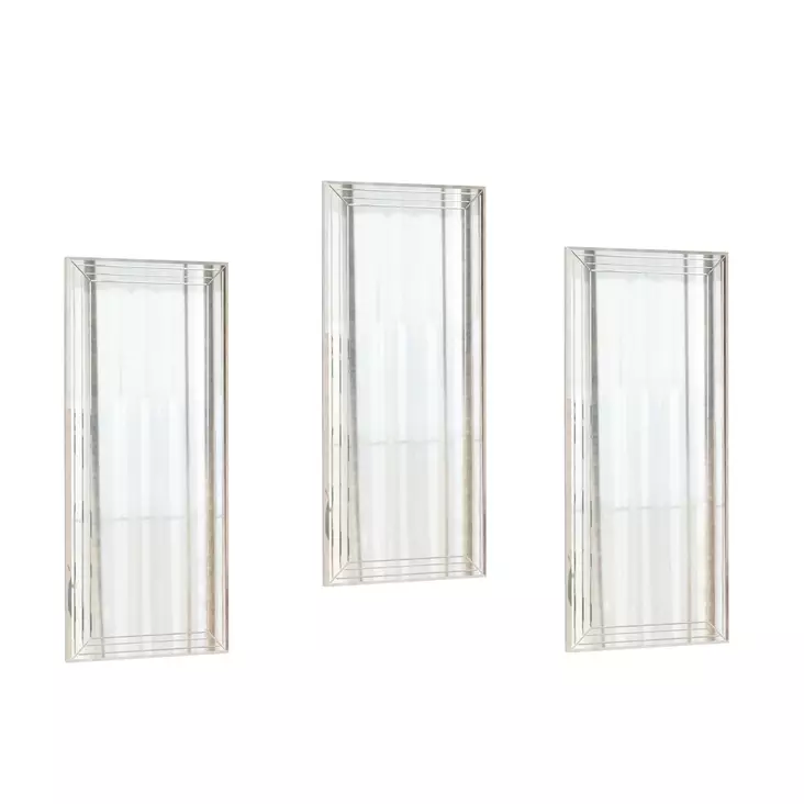 Dekorativ Spegelset Hanah Home Mini Neom Transparent MDF 30x70x2,2 cm - Speglar - 8684282429678 - 1