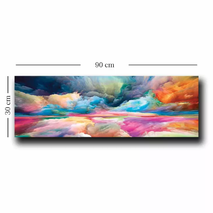 Canvastavla Wallity Flerfärgad Canvas 30x90 cm - Tavlor och ramar - 8683743825738 - 1