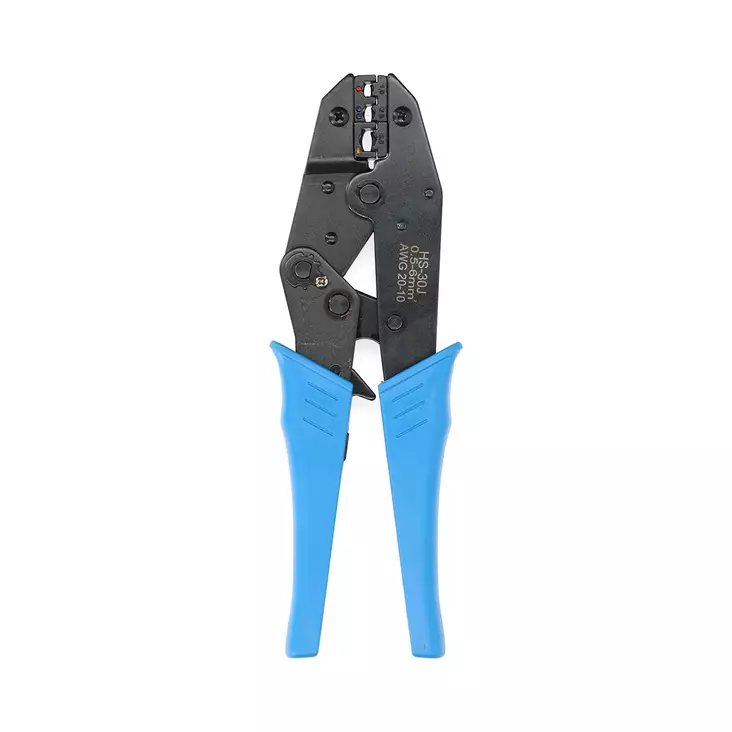 Crimp pliers | Isoleringsterminal | Tång | Metall / PVC | Blå / Svart - Kabelverktyg - 5412810333028 - 30