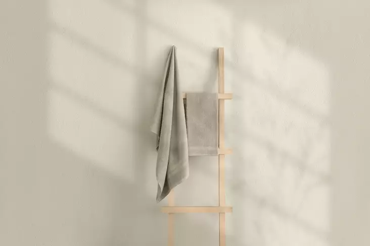 Badhandduksset (2 st), beige, 50 x 90 cm, 90 x 150 cm, mjuk - Handdukar - 8683743314218 - 1