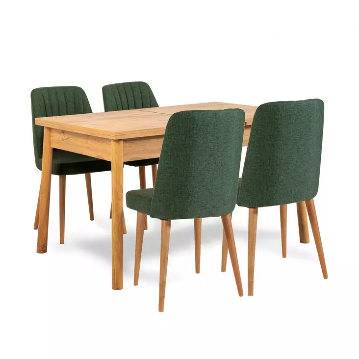Matbord Hanah Home Santiago Atlantic Green Furu Spånskiva 120x77x75 cm - Matbord - 8683342722018 - 1