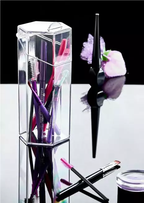 Sminkorganisatör Aberto Design FT 081 Transparent Akryl 6,8x6x16 cm - Sminkverktyg - 8684283680108 - 1