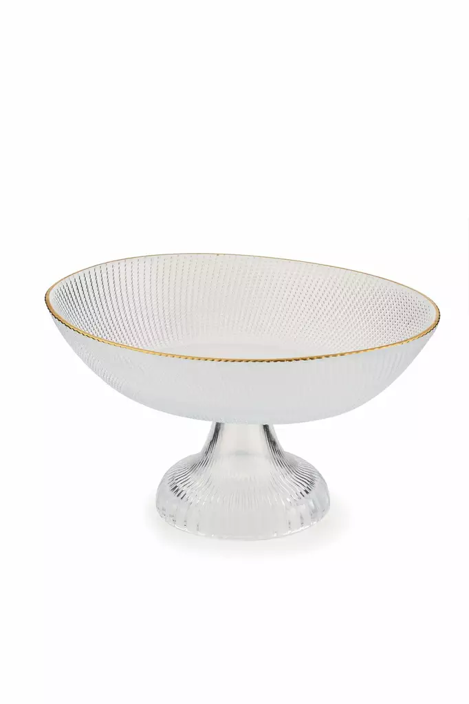 Fruktfat Hermia Transparent Glas 23x18 cm - Tallrikar - 8684283721498 - 1