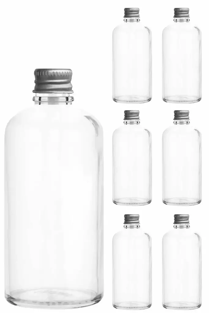 Glas Set Hermia Transparent Silver Glas 12 Delar - Serveringsfat - 8684283873678 - 1