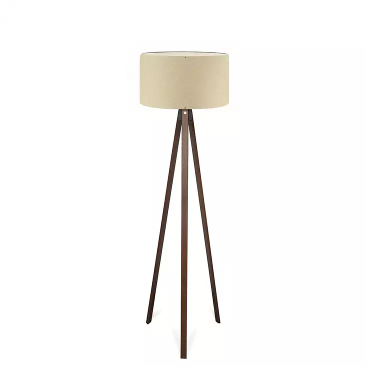 Golvlampa Opviq AYD-2935 Beige Trä 21 x 38 cm 140 cm - Golv- och bordslampor - 8683342482608 - 1