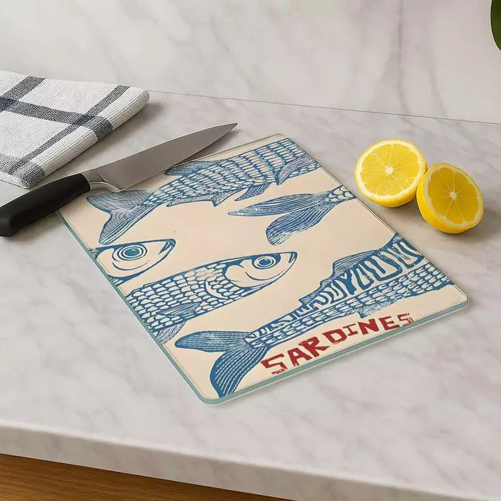 Skärbräda Hermia Flerfärgad Glas 20x30 cm - Köksredskap - 8684283732258 - 1