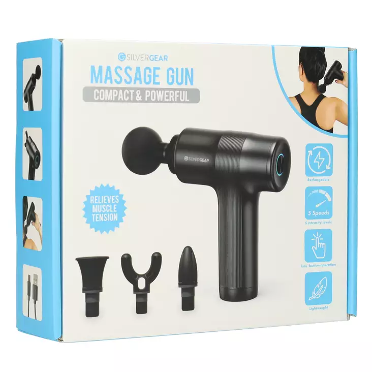Muskelunderhållshammare P8000 Silvergear 5882 - Muskelavslappnare och massage - 8711568130338 - 1