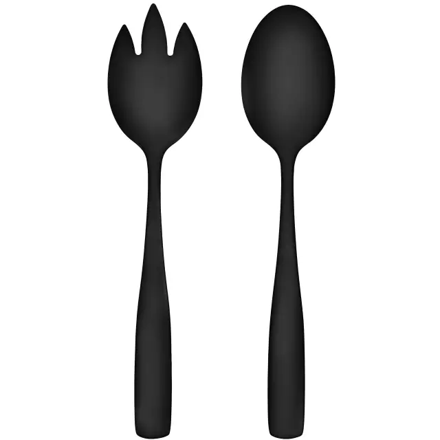 Salaattiottimet terästä - Bestick och serveringsredskap - 6410413051188 - 1