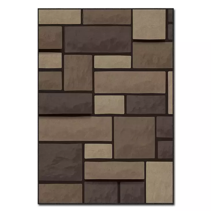 Matta (160 x 230), flerfärgad, 160 x 230 cm, hållbar, lättskött - Stora och medelstora mattor - 8683342184748 - 1