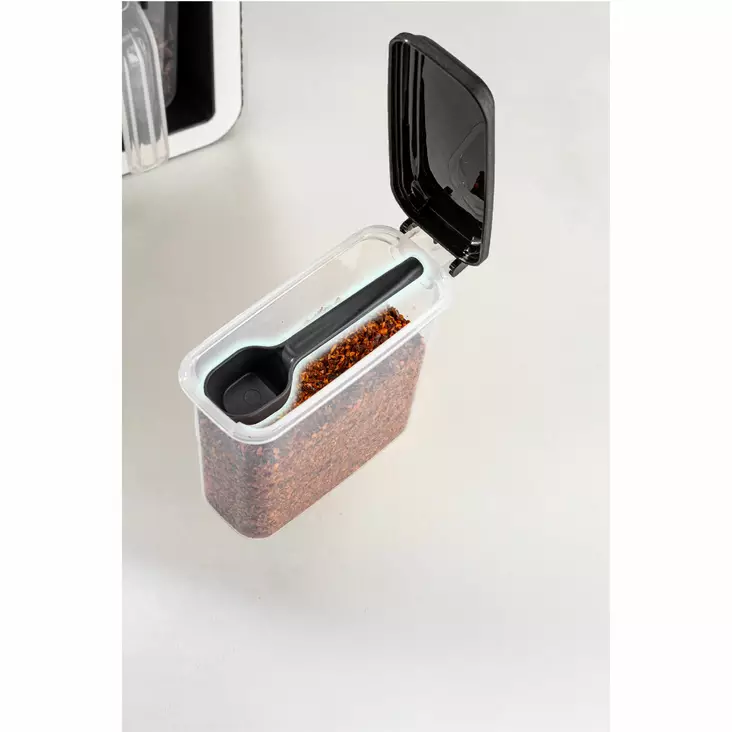 Kryddburkset (13 delar), antracit, 32,5 x 12 x 22,5 cm, tålig, BPA-fri - Dagliga köksartiklar - 8684283501298 - 1