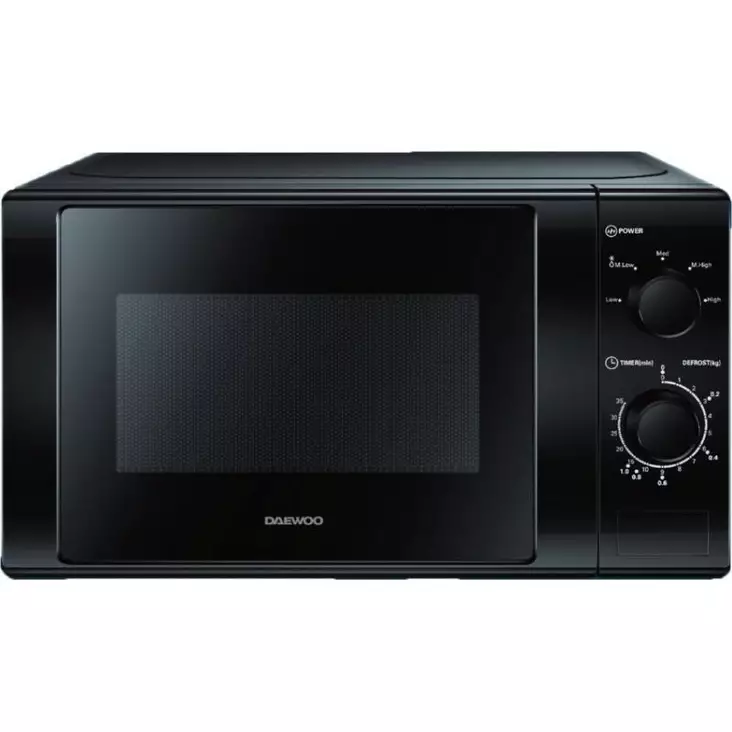 Mikroaaltouuni 20L 700W musta Daewoo - Mikrovågsugnar - 5999570750048 - 1