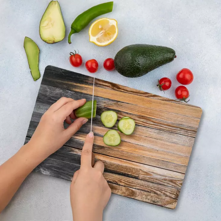 Skärbräda Hermia Flerfärgad Glas 20x30 cm - Köksredskap - 8684283724758 - 1