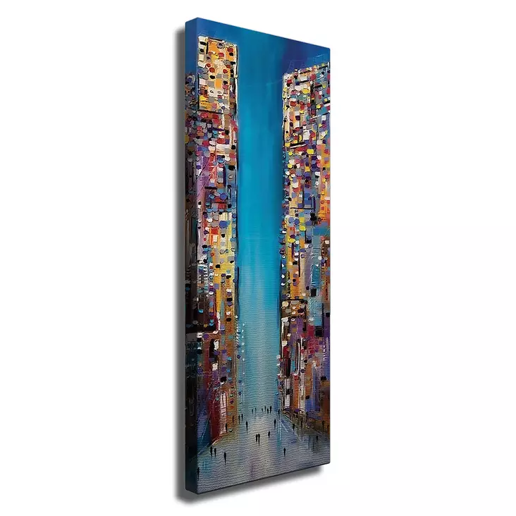 Canvastavla Wallity Flerfärgad Bomull/Polyester 30x80 cm - Tavlor och ramar - 8683342998628 - 1