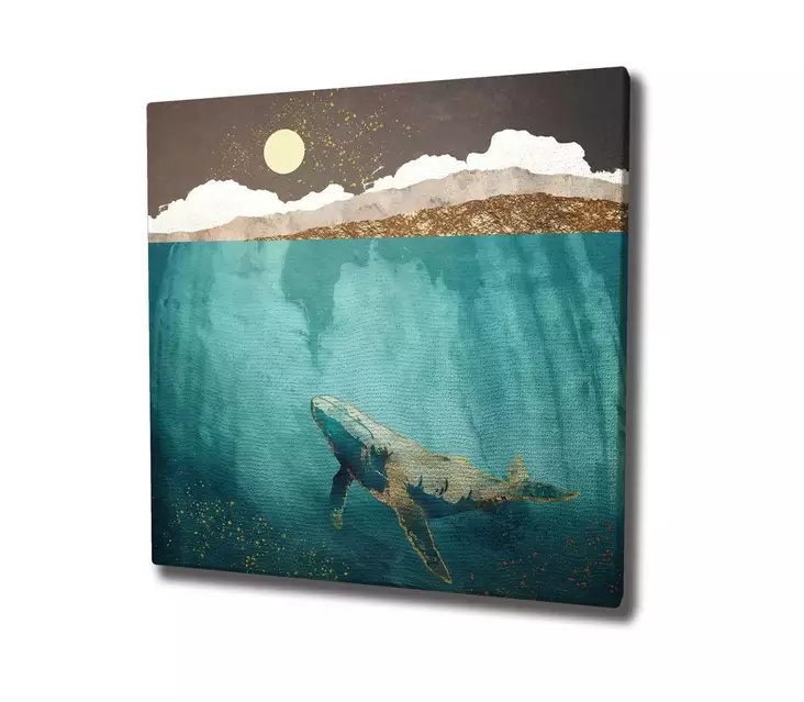 Canvastavla Wallity Flerfärgad Bomull/Polyester 45x45 cm - Tavlor och ramar - 8684282685548 - 1