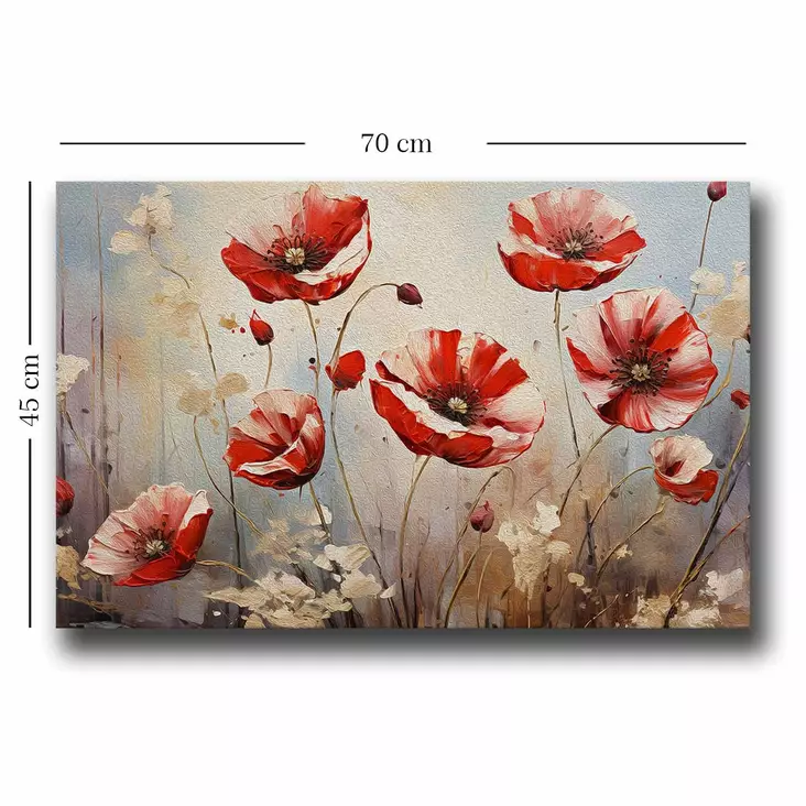 Canvastavla Wallity Flerfärgad Canvas 45x70 cm - Tavlor och ramar - 8684283327348 - 1