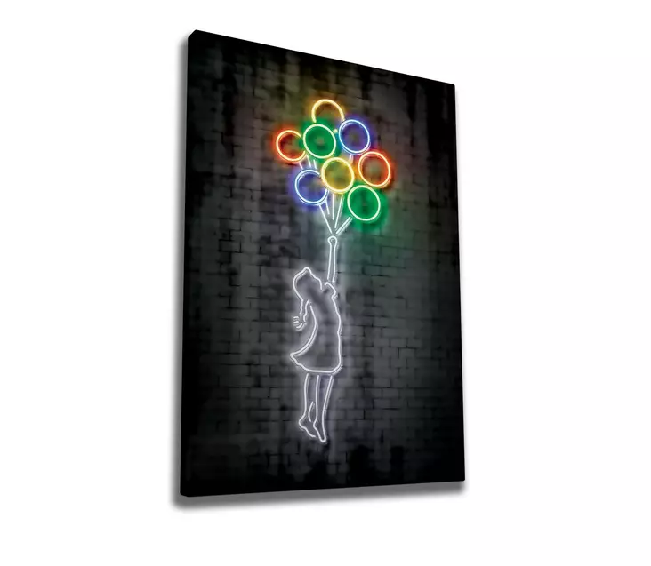 Canvastavla Wallity Flerfärgad Bomull/Polyester 50x70 cm - Tavlor och ramar - 8683342997188 - 1