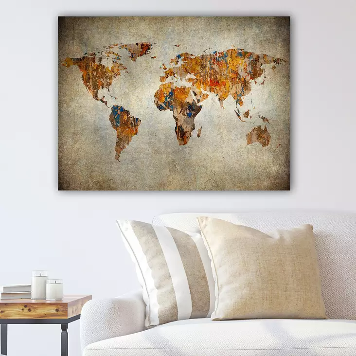 Canvastavla Wallity Flerfärgad Canvas 70x100 cm - Tavlor och ramar - 8682870214118 - 1