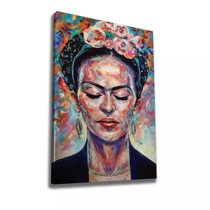 Canvastavla Wallity Flerfärgad Bomull/Polyester 70x100 cm - Tavlor och ramar - 8683342998178 - 1