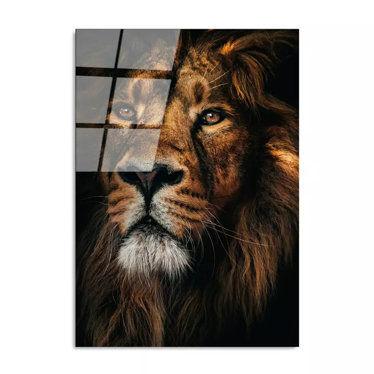 Glastavla Wallity Flerfärgad Glas 70x100 cm - Tavlor och ramar - 8683742113928 - 1