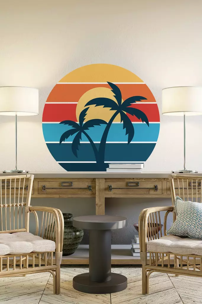 Väggdekor Wallity Flerfärgad PVC 78x78 cm - Väggdekaler och tapeter - 8684283616008 - 1