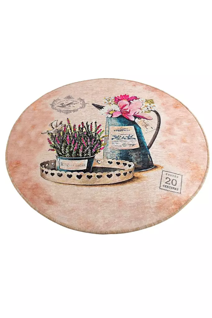 Badrumsmatta Mijölnir Flerfärgad 100% Polyester Antiallergisk Halkfri 100 cm - Badrumsmattor och våtrumsmattor - 8681875271348 - 1