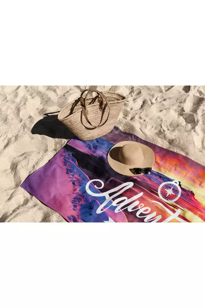 Strandhandduk Mijölnir Flerfärgad 70% Polyester 30% Polyamid Mikrofilament 90x150 cm - Handdukar - 8684282666028 - 1