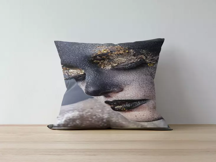 Kuddfodral Aberto Design A1181 Flerfärgad Polybomull 43x43 cm - Prydnadskuddar - 8682870195608 - 1