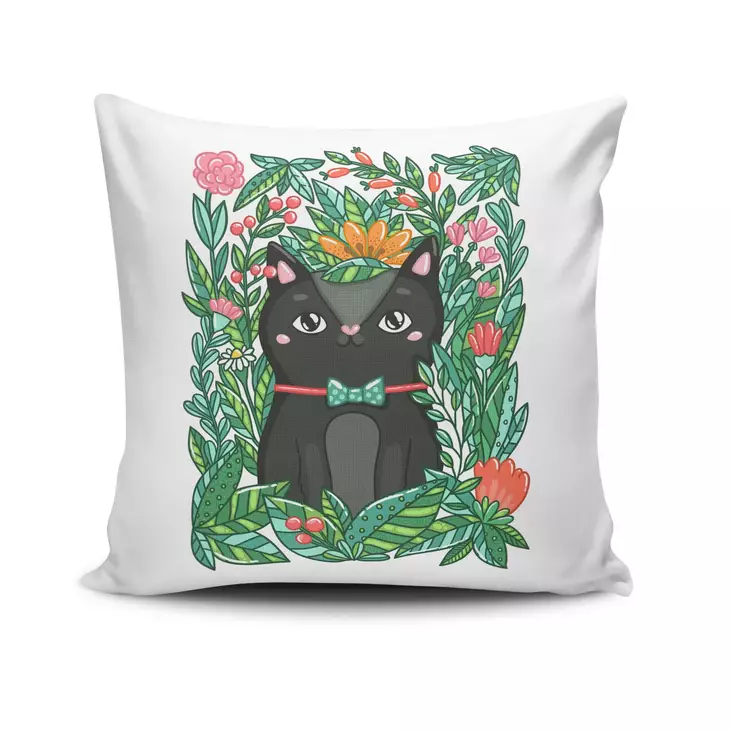 Kuddfodral Aberto Design NKLF379 Flerfärgad Bomull Polyester 43x43 cm - Prydnadskuddar - 8681181739808 - 1