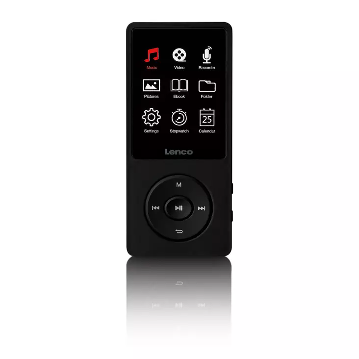 MP3/MP4-spelare med 2,4" TFT LCD-display och 8 GB internminne Svart - Radioapparater - 8711902080978 - 10