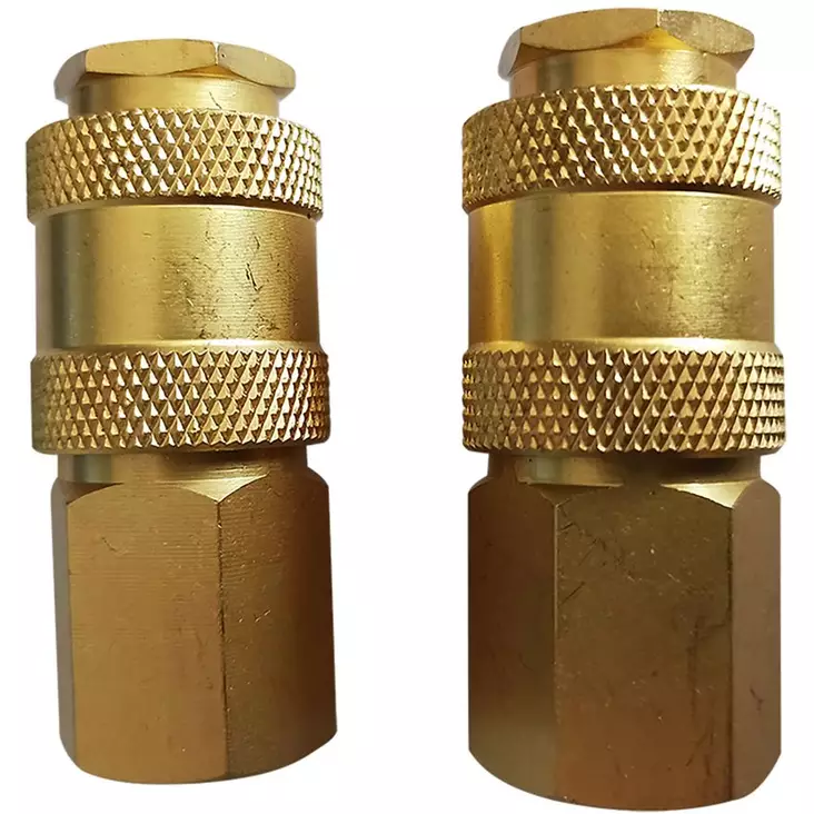 Tryckluftskoppling 2 st Powerplus - Tryckluftsslangar och kopplingar - 5400338041228 - 1