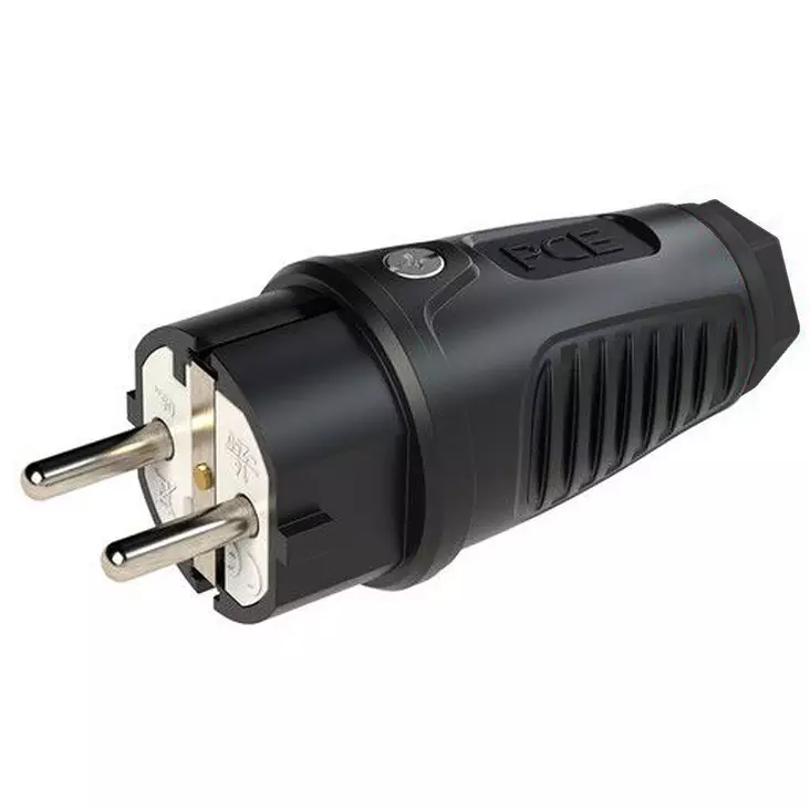 Pistotulppa maadoitettu kumia PCE IP54 - Stickproppar - 6438152079218 - 1