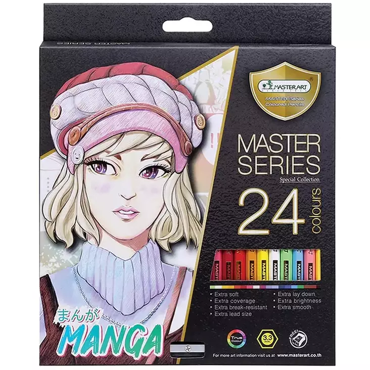 PuuvÃ¤rikynÃ¤t 24 kpl Manga-sÃ¤vyt - Färgpennor - 8851907278748 - 1