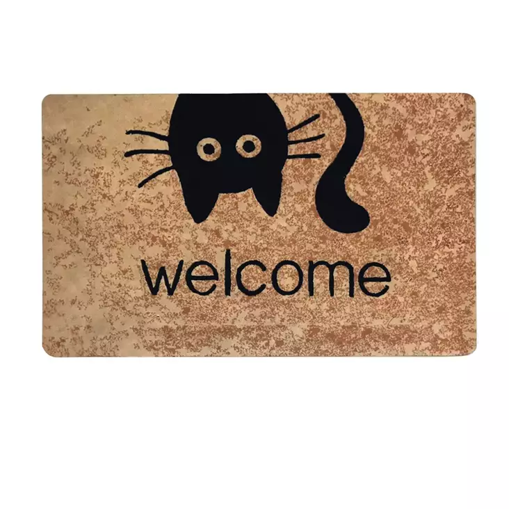 PVC-dörrmatta, flerfärgad, 40 x 60 cm, slitstark, halkfri - Dörrmattor och skrapmattor - 8682870507678 - 1